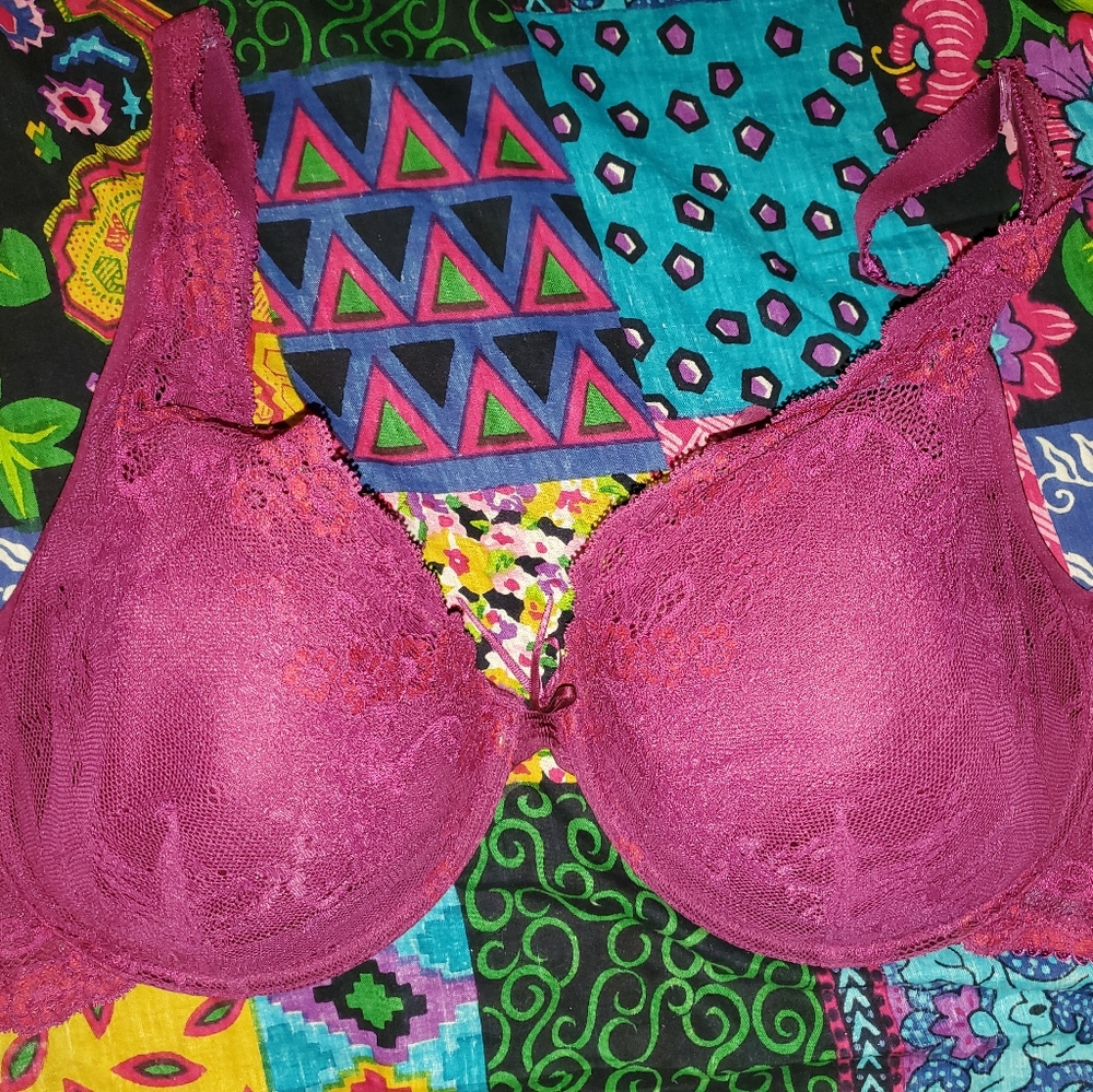 [40DDD/E] Dèesse ~ Temptress Lace Detail Plunge Bra